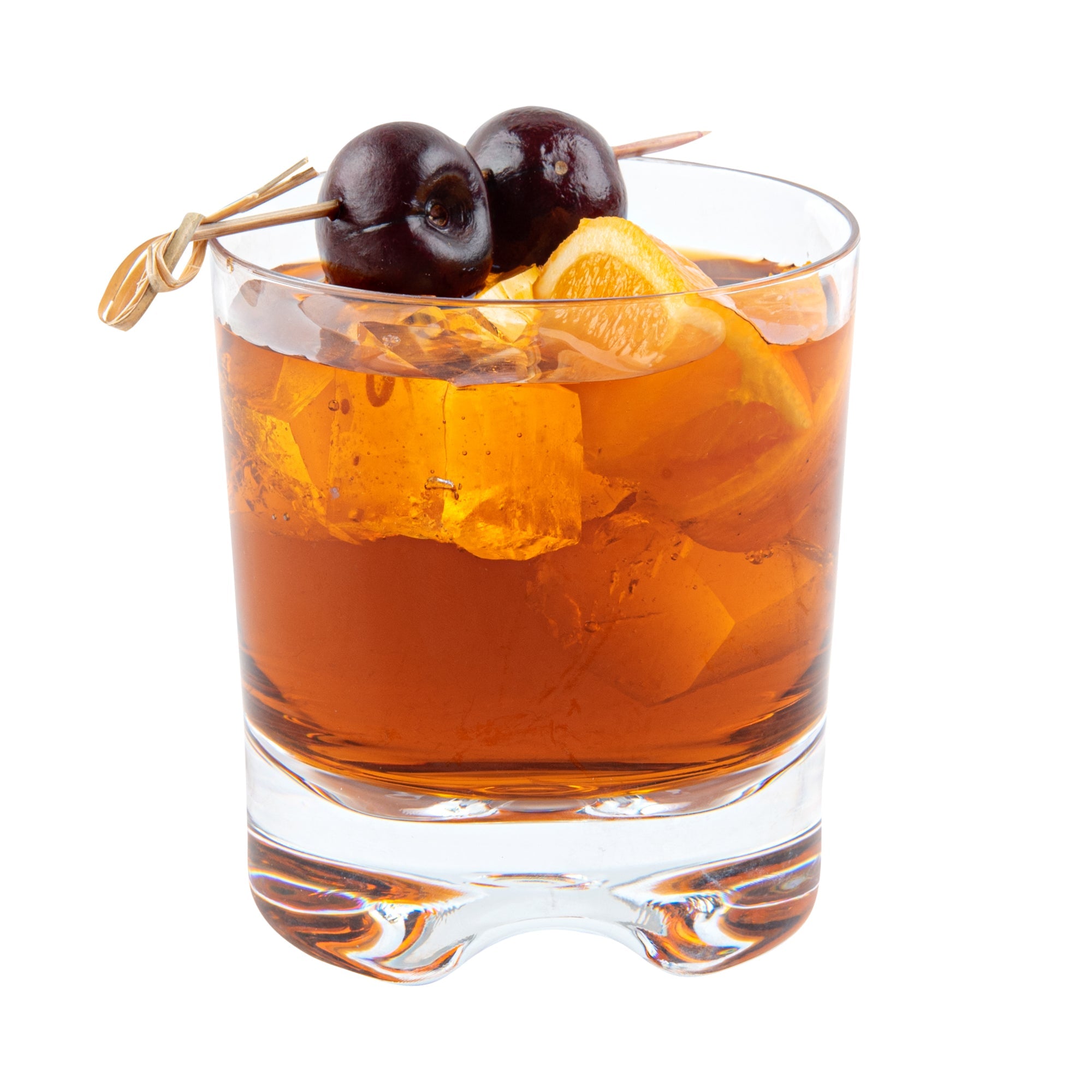 Bev Tek 12 oz Polycarbonate Double Old Fashioned Glass - 3 1/2" x 3 1/2" x 3 3/4" - 6 count box