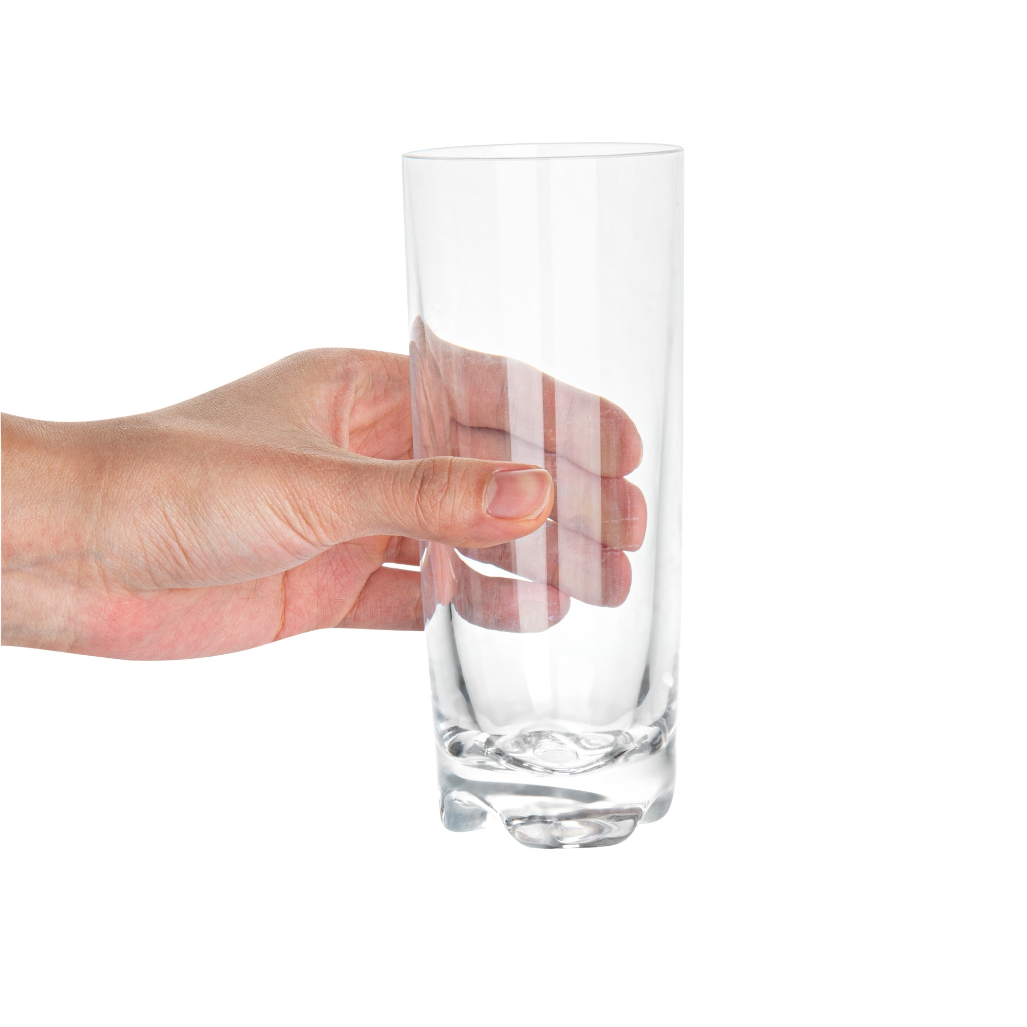 Bev Tek 10 oz Polycarbonate Collins Glass - 2 1/2" x 2 1/2" x 6 1/4" - 48 count box