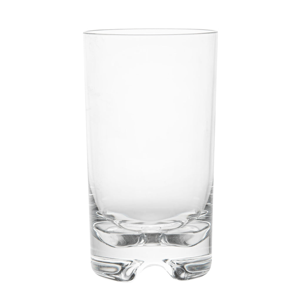 Bev Tek 14 oz Polycarbonate Highball Glass - 3" x 3" x 5 1/2" - 6 count box