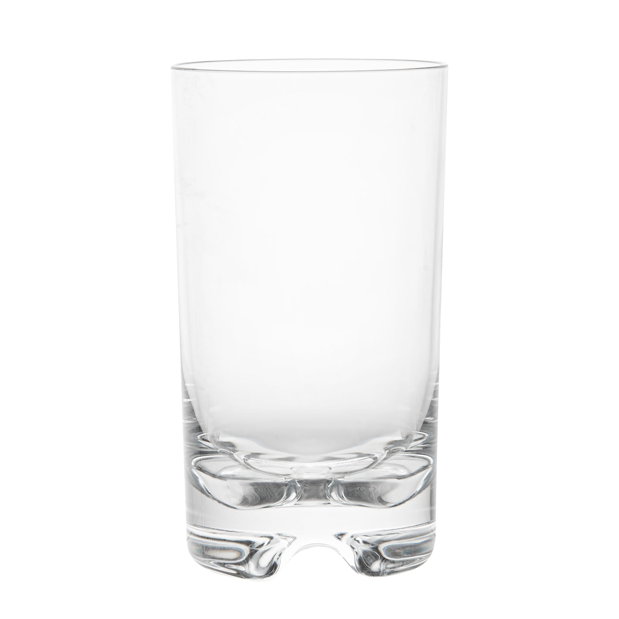 Bev Tek 14 oz Polycarbonate Highball Glass - 3" x 3" x 5 1/2" - 6 count box