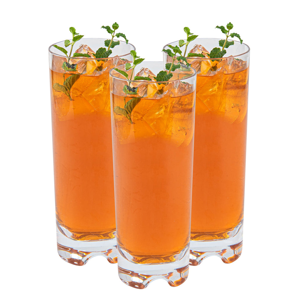 Bev Tek 16 oz Polycarbonate Beverage Glass - 2 3/4" x 2 3/4" x 7 1/4" - 48 count box