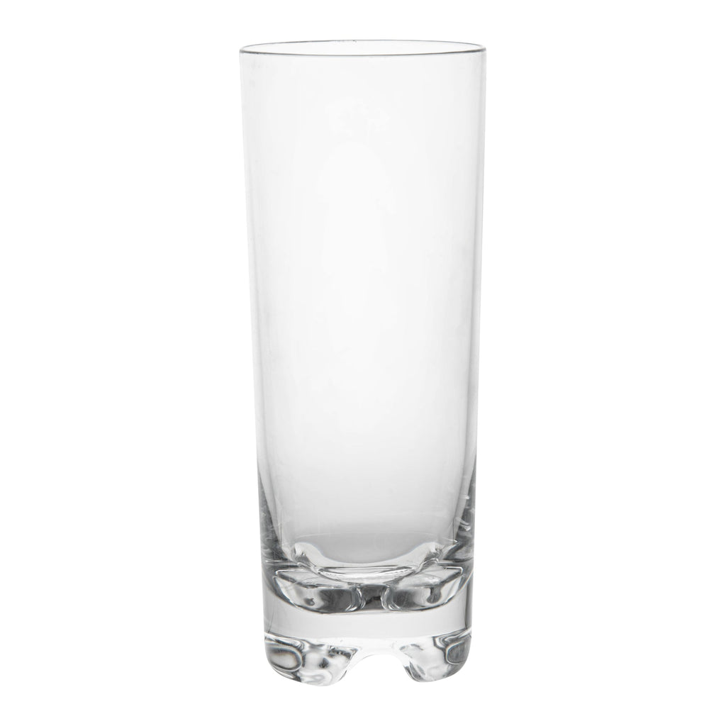 Bev Tek 16 oz Polycarbonate Beverage Glass - 2 3/4" x 2 3/4" x 7 1/4" - 6 count box