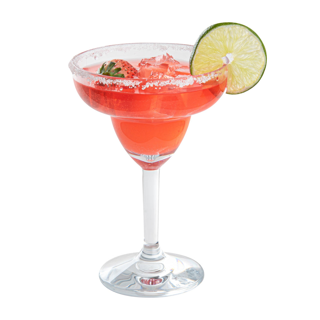 Bev Tek 11 oz Polycarbonate Margarita Glass - 4 1/2" x 4 1/2" x 6 3/4" - 6 count box