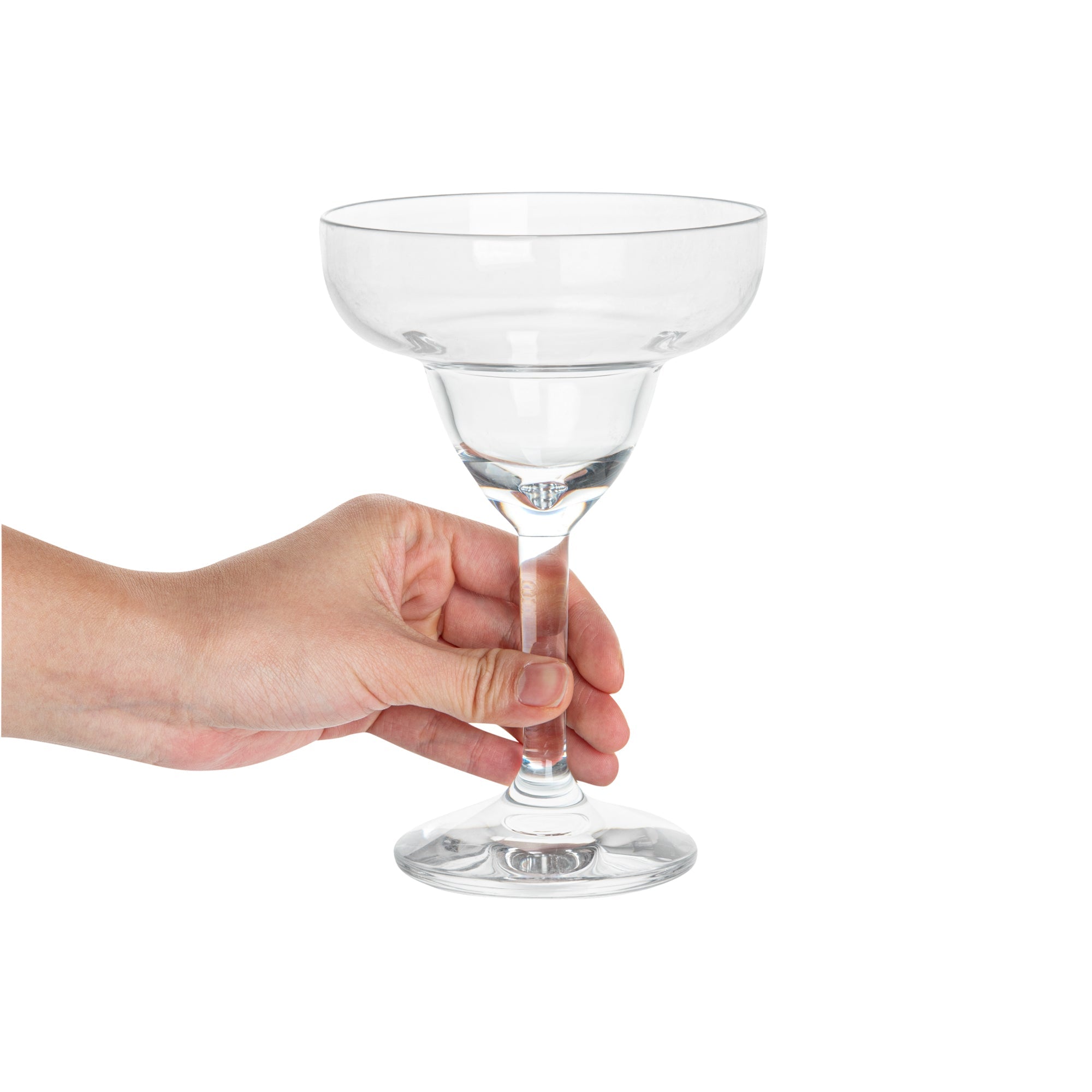 Bev Tek 11 oz Polycarbonate Margarita Glass - 4 1/2" x 4 1/2" x 6 3/4" - 6 count box