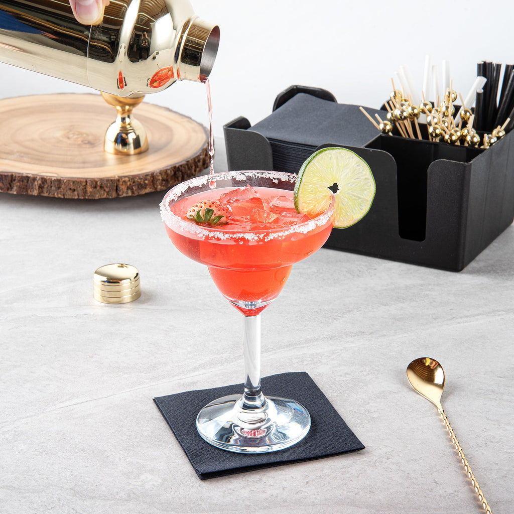 Bev Tek 11 oz Polycarbonate Margarita Glass - 4 1/2" x 4 1/2" x 6 3/4" - 6 count box