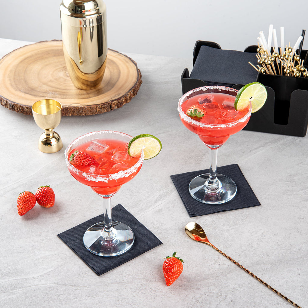 Bev Tek 11 oz Polycarbonate Margarita Glass - 4 1/2" x 4 1/2" x 6 3/4" - 24 count box