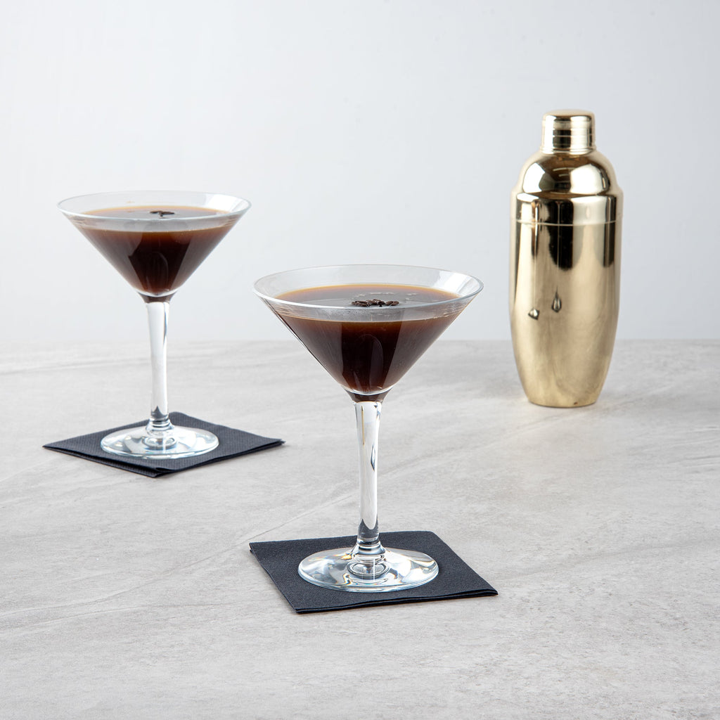 Bev Tek 10 oz Polycarbonate Cocktail Martini Glass - 5 1/4" x 5 1/4" x 6 3/4" - 24 count box