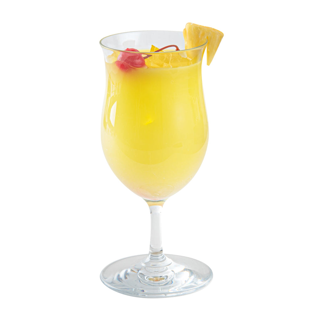 Bev Tek 13 oz Polycarbonate Poco Grande / Pina Colada Glass - 3 1/2" x 3 1/2" x 7 1/2" - 48 count box