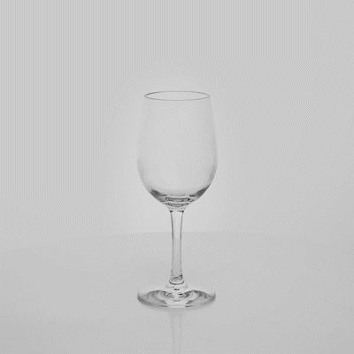 Bev Tek 9 oz Polycarbonate Wine Glass - 2 3/4" x 2 3/4" x 7" - 48 count box