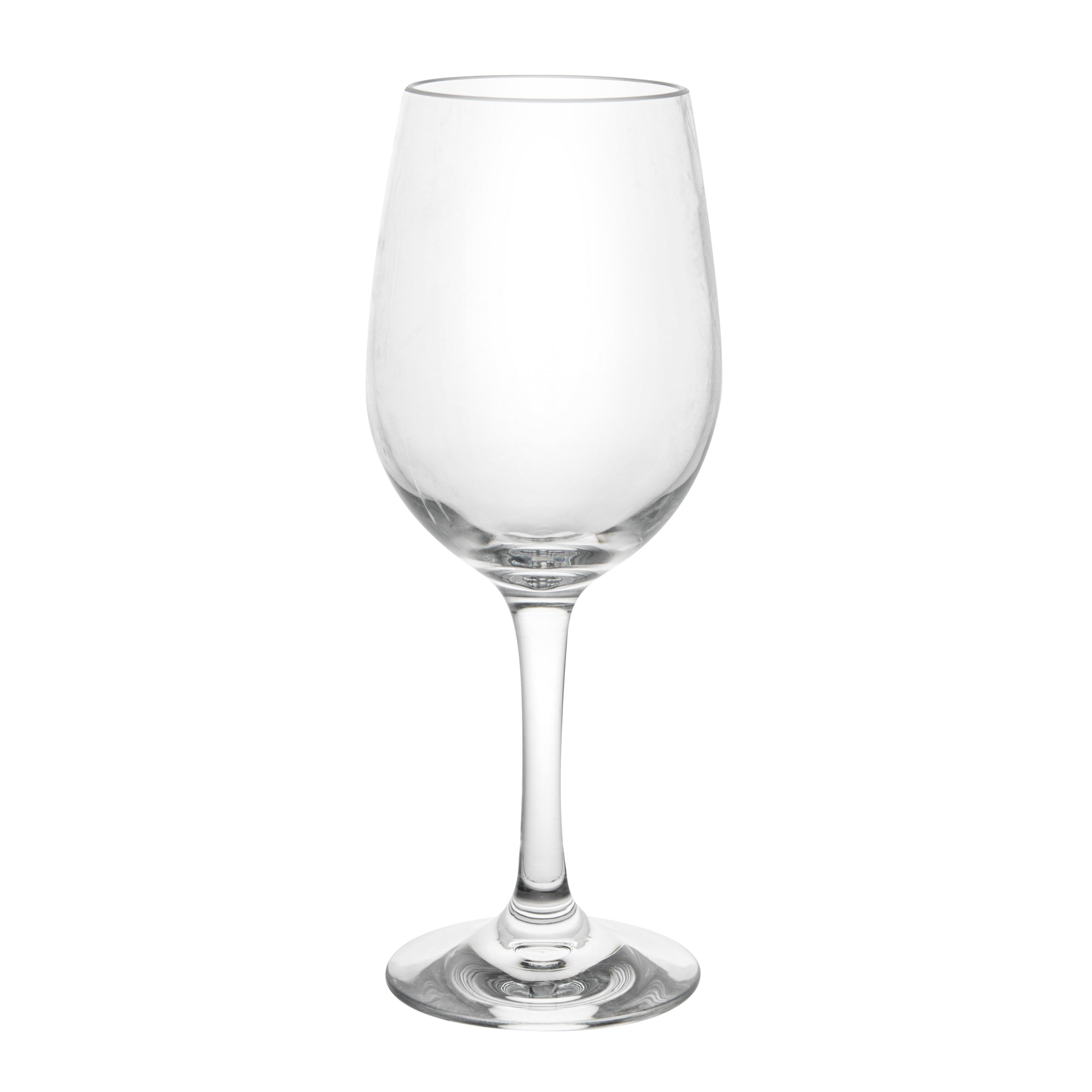Bev Tek 14 oz Polycarbonate Wine Glass - 3 1/4" x 3 1/4" x 8 1/2" - 6 count box