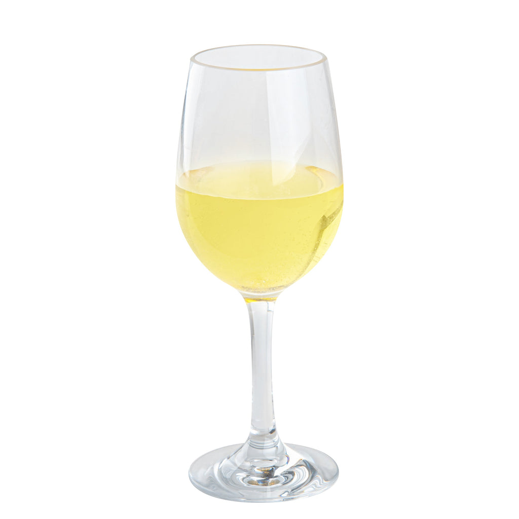Bev Tek 14 oz Polycarbonate Wine Glass - 3 1/4" x 3 1/4" x 8 1/2" - 48 count box
