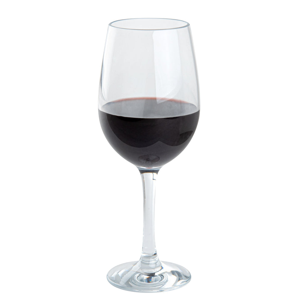 Bev Tek 16 oz Polycarbonate Wine Glass - 3 1/2" x 3 1/2" x 9 1/4" - 6 count box