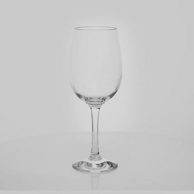 Bev Tek 16 oz Polycarbonate Wine Glass - 3 1/2" x 3 1/2" x 9 1/4" - 6 count box