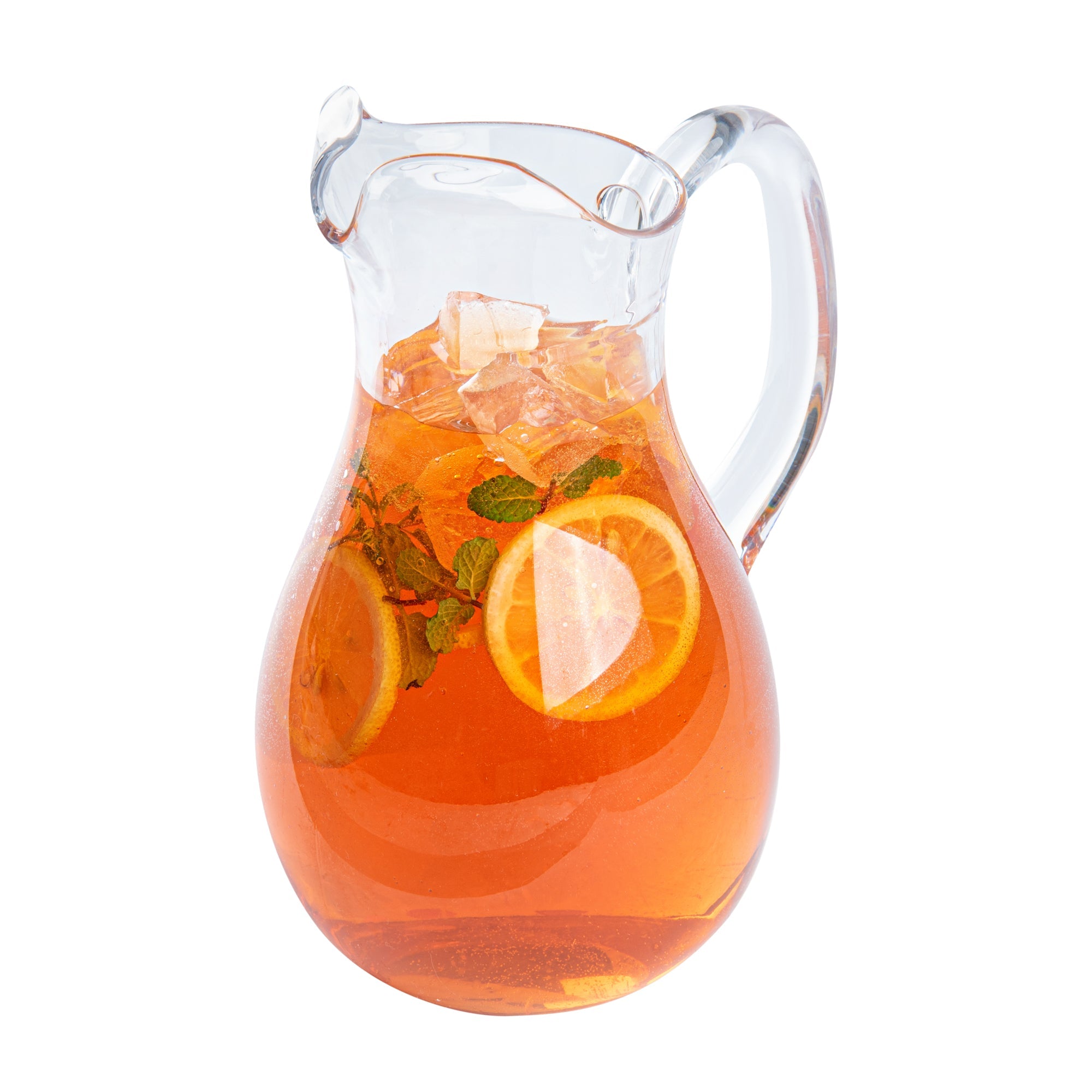 Bev Tek 57 oz Clear Polycarbonate Water Pitcher - 7" x 3 1/2" x 9 1/2" - 1 count box