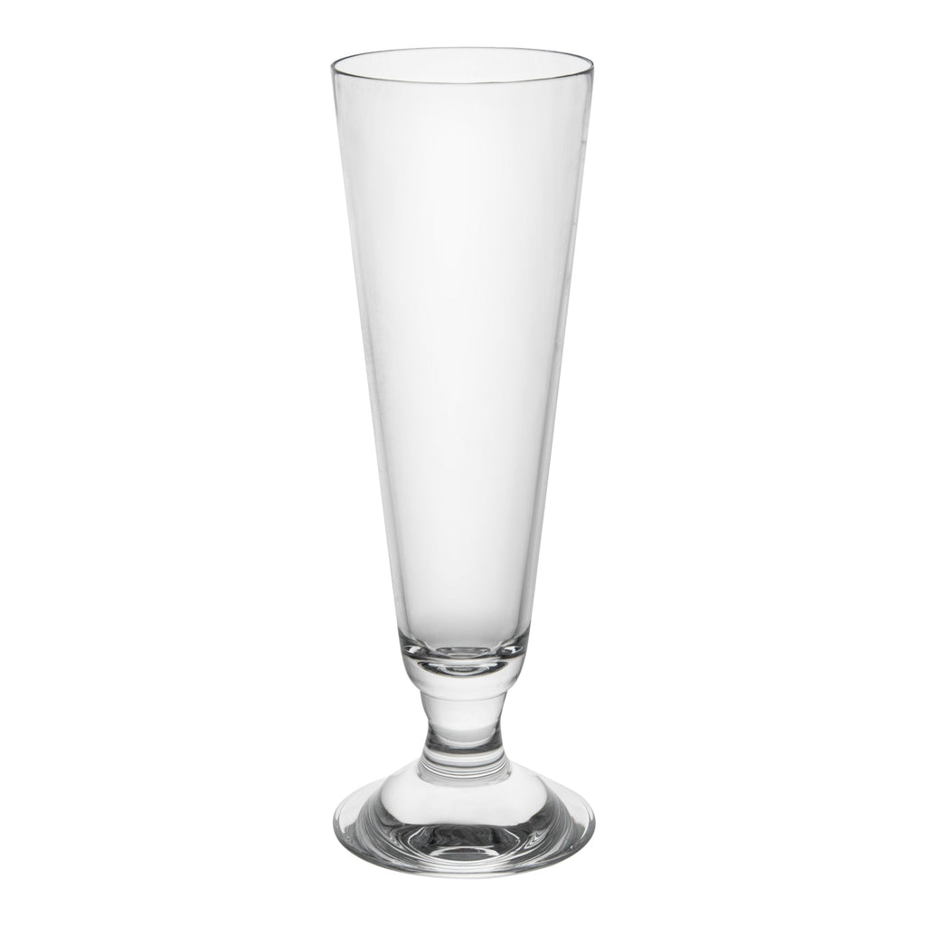Bev Tek 14 oz Polycarbonate Pilsner Beer Glass - 3 1/4" x 3 1/4" x 9 1/4" - 24 count box