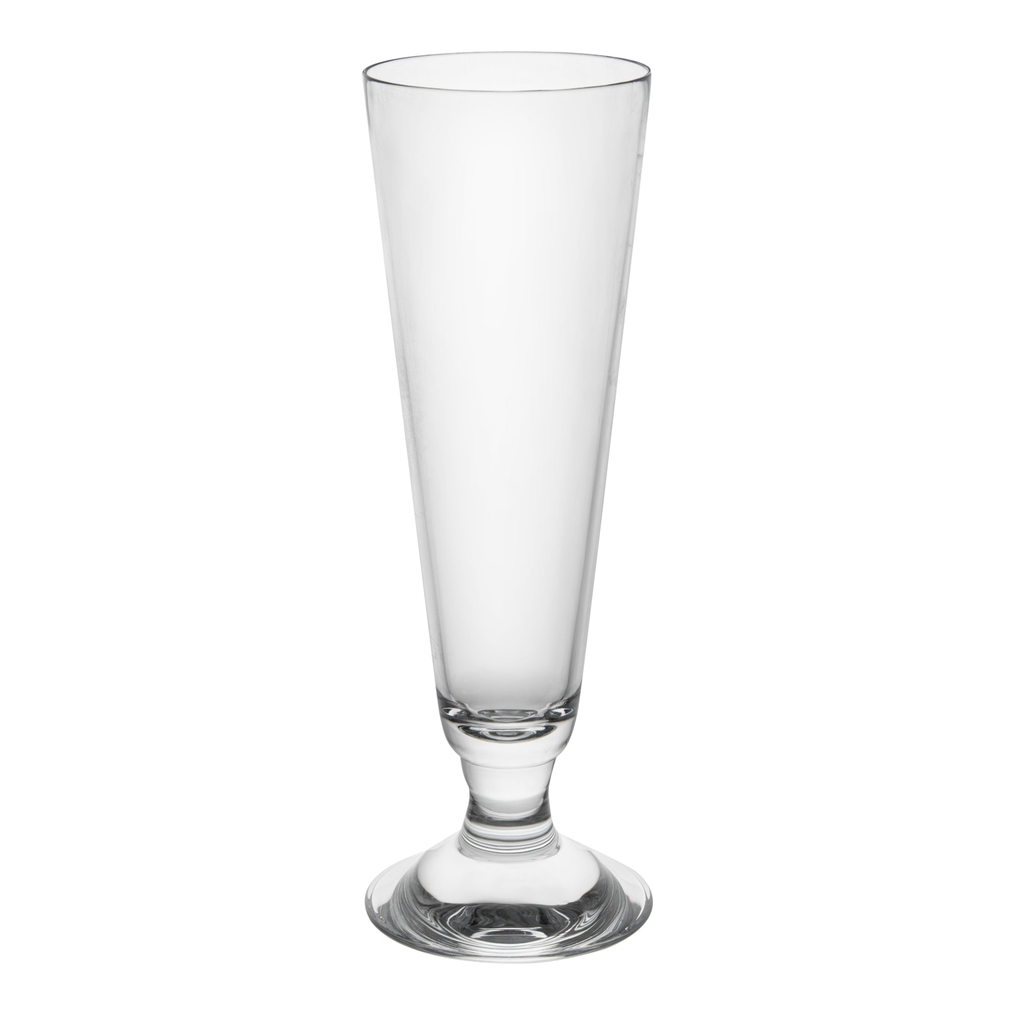 Bev Tek 14 oz Polycarbonate Pilsner Beer Glass - 3 1/4" x 3 1/4" x 9 1/4" - 24 count box