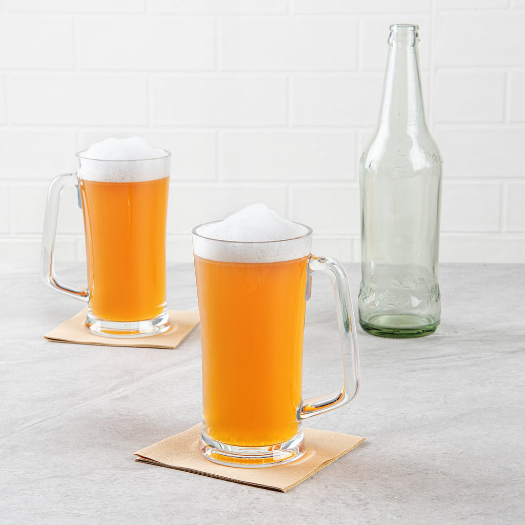 Bev Tek 17 oz Polycarbonate Beer Mug - 4 3/4" x 3 1/4" x 6 1/2" - 48 count box