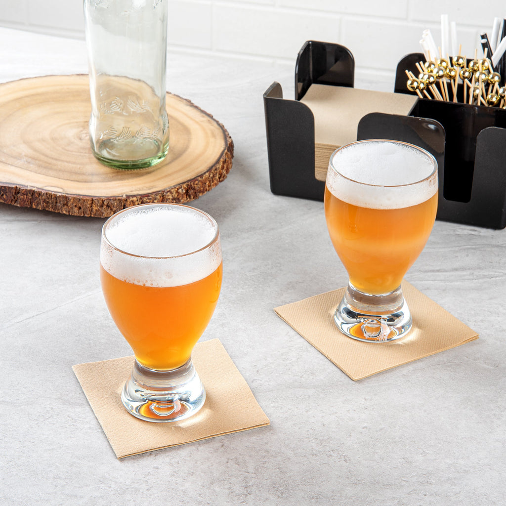 Bev Tek 14 oz Polycarbonate Craft Beer Glass - 3 1/2" x 3 1/2" x 6" - 6 count box