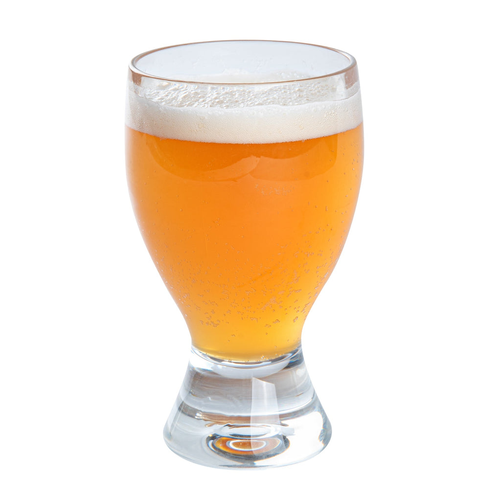 Bev Tek 14 oz Polycarbonate Craft Beer Glass - 3 1/2" x 3 1/2" x 6" - 48 count box