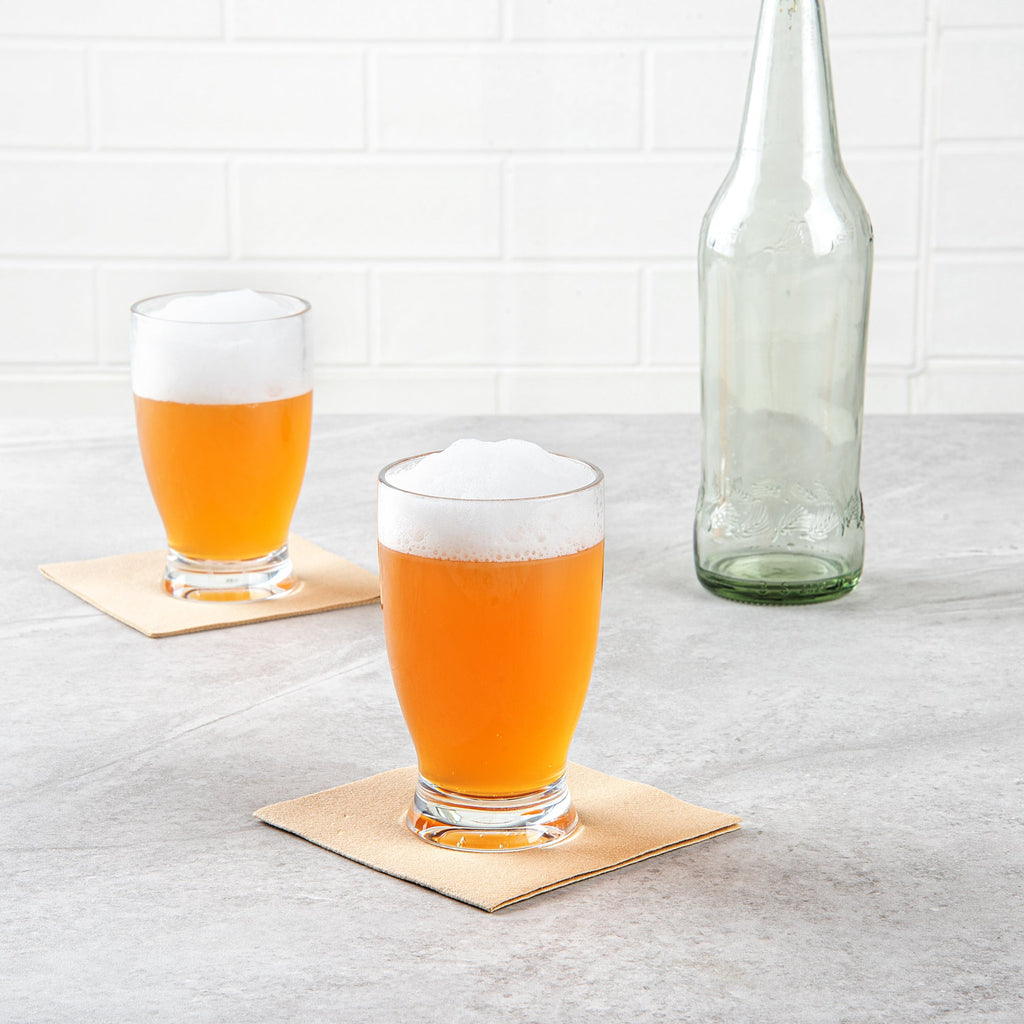 Bev Tek 12 oz Polycarbonate Craft Beer Glass - 3" x 3" x 5" - 48 count box