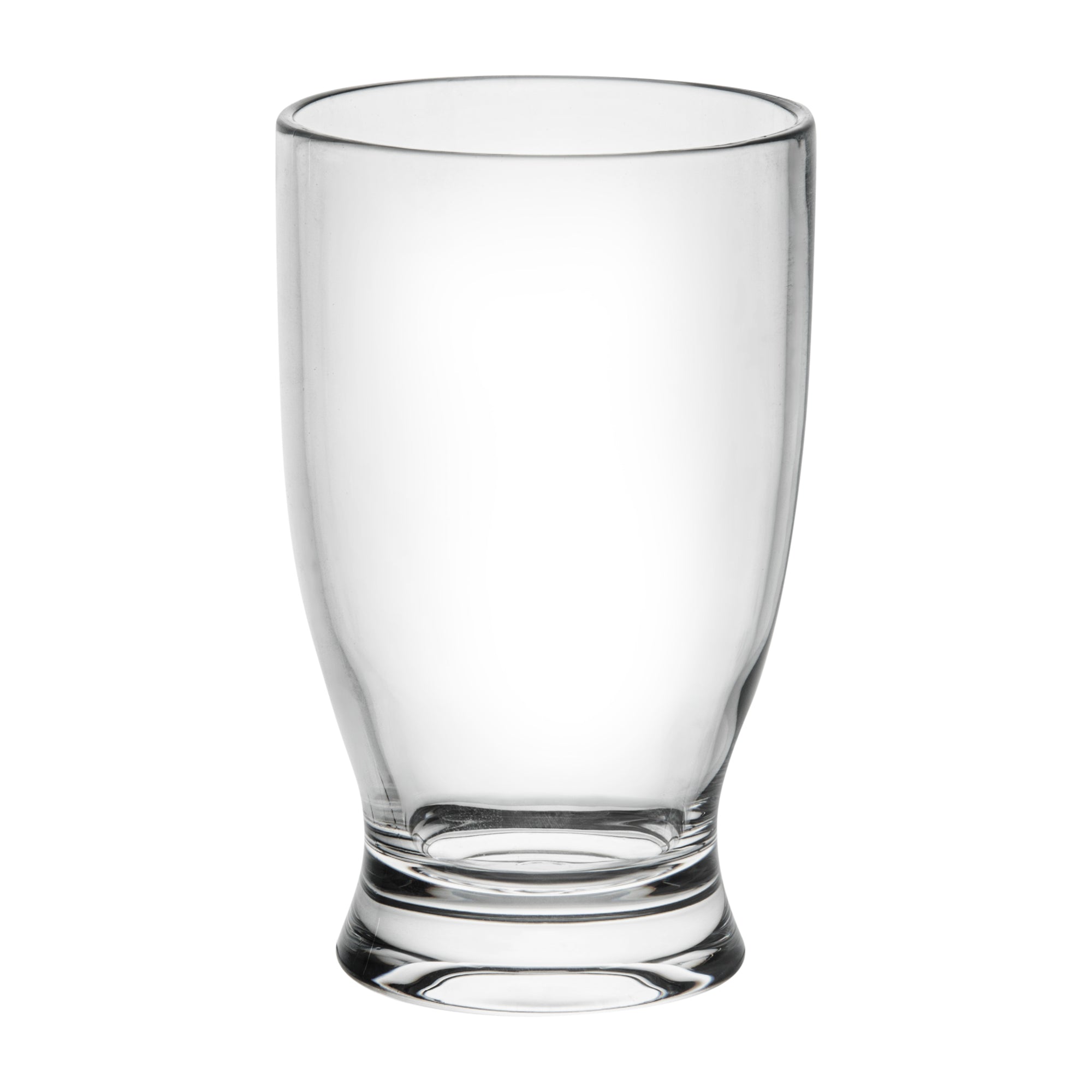 Bev Tek 12 oz Polycarbonate Craft Beer Glass - 3" x 3" x 5" - 6 count box
