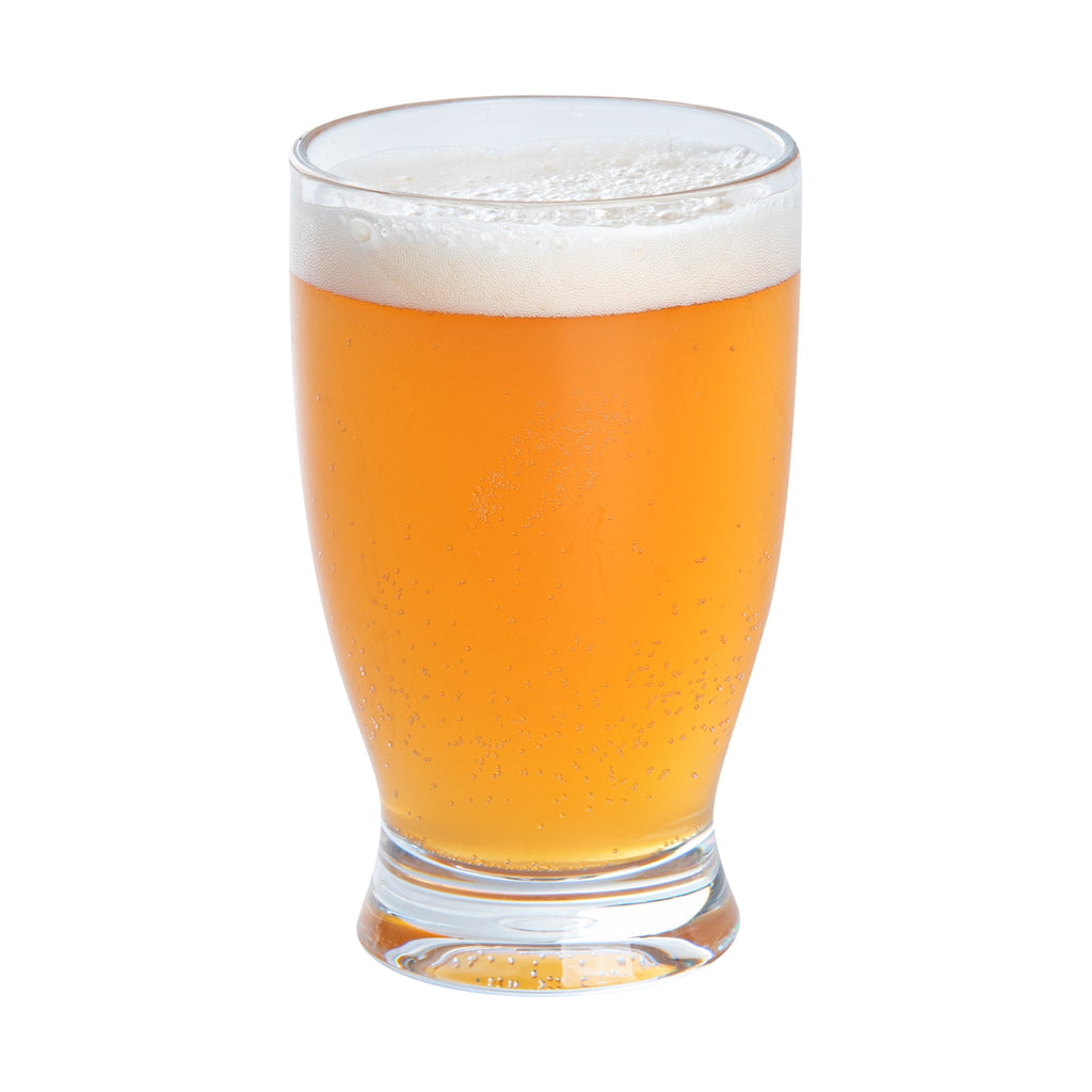 Bev Tek 12 oz Polycarbonate Craft Beer Glass - 3" x 3" x 5" - 6 count box