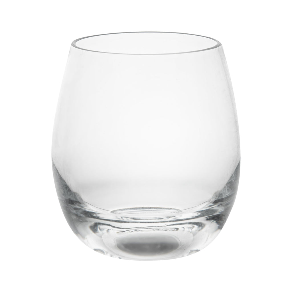 Bev Tek 9 oz Polycarbonate Rocks Glass - 3 1/4" x 3 1/4" x 3 1/2" - 6 count box