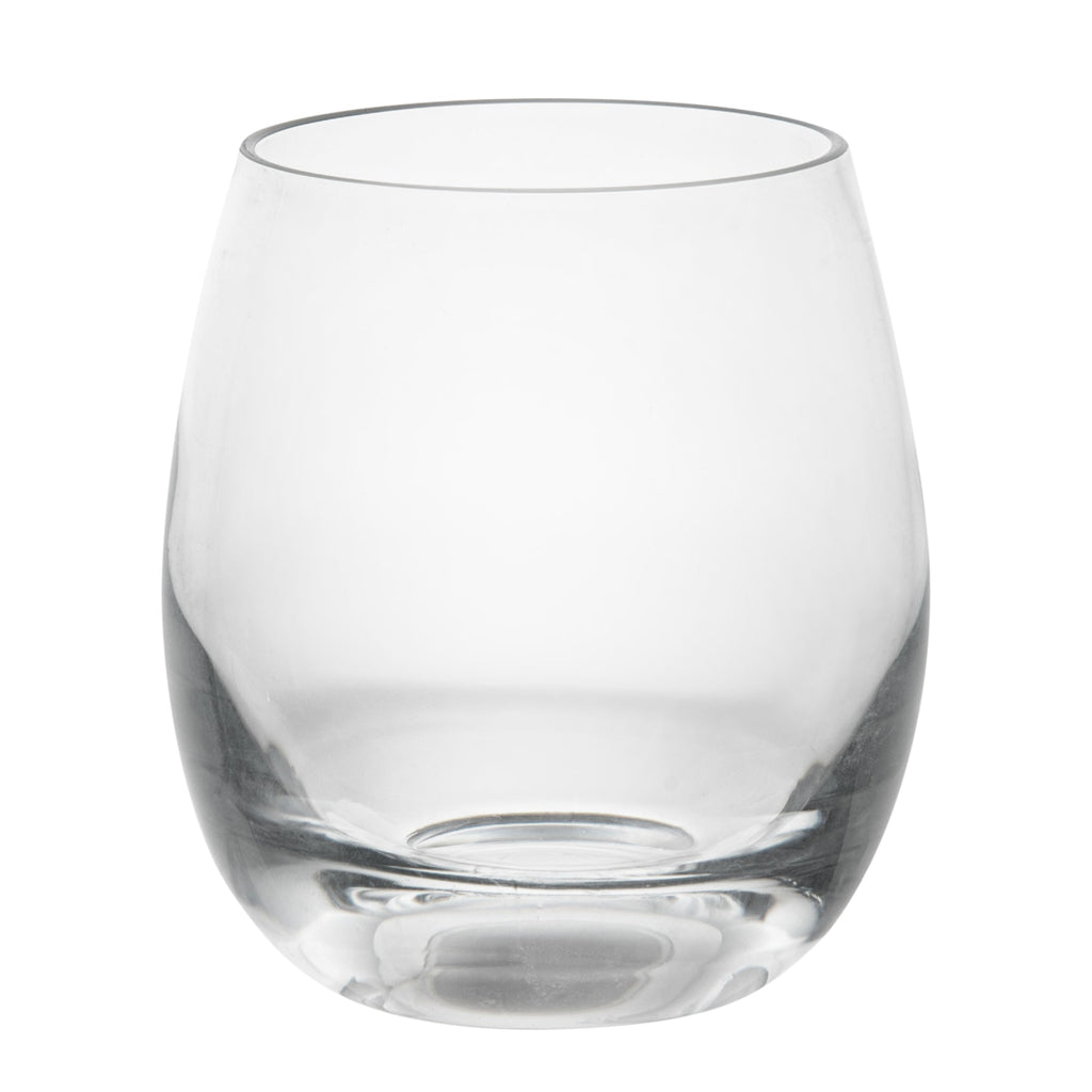 Bev Tek 12 oz Polycarbonate Rocks Glass - 3 1/2" x 3 1/2" x 3 3/4" - 6 count box