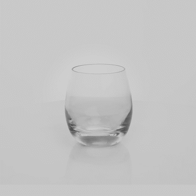 Bev Tek 12 oz Polycarbonate Rocks Glass - 3 1/2" x 3 1/2" x 3 3/4" - 48 count box
