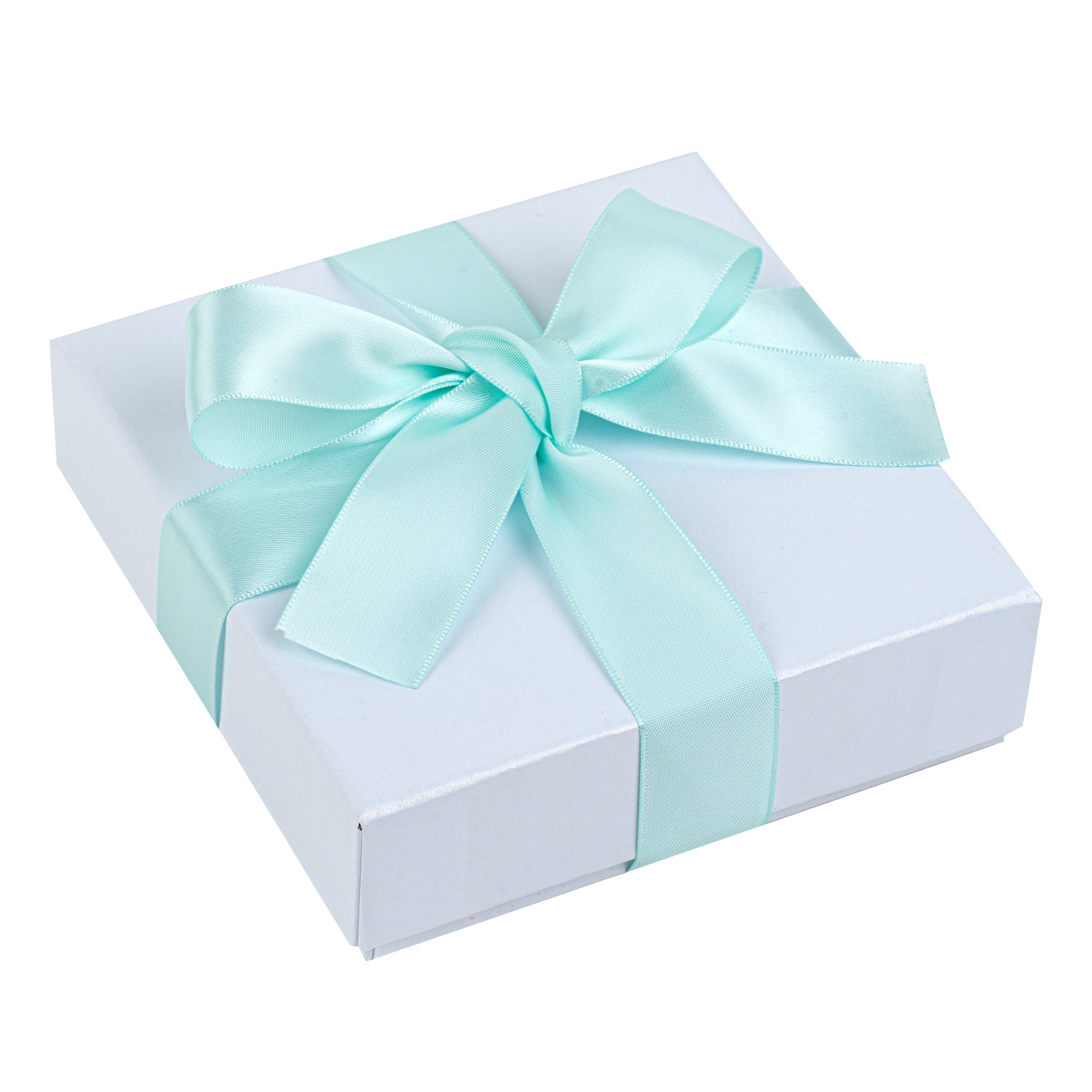 Gift Tek Aqua Blue Polyester Satin Ribbon - Single Face - 1" x 10 yds - 1 count box
