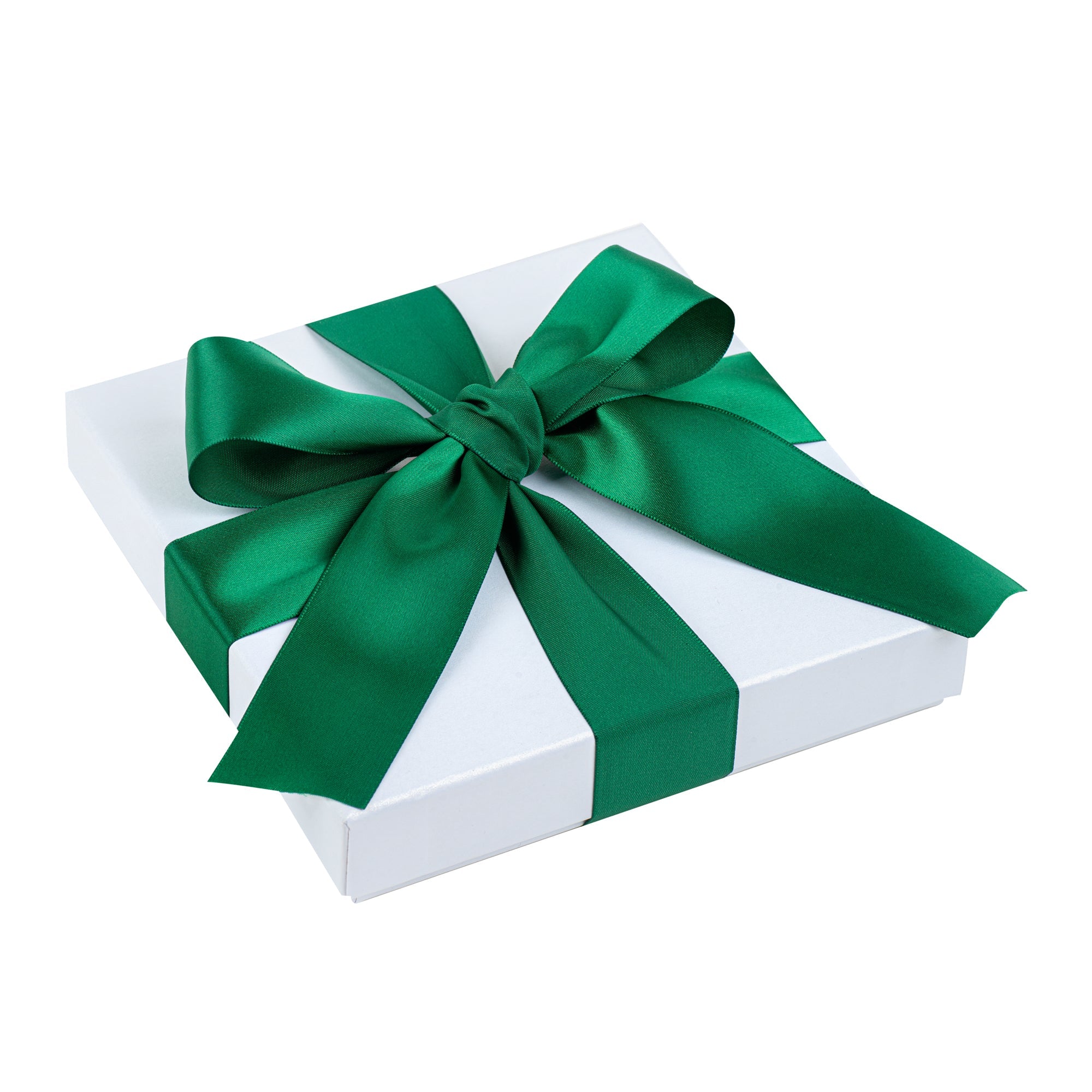 Gift Tek Forest Green Polyester Satin Ribbon - Single Face - 1 1/2" x 10 yds - 1 count box