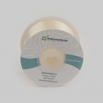 Gift Tek Ivory White Polyester Satin Ribbon - Single Face - 1 1/2" x 10 yds - 10 count box