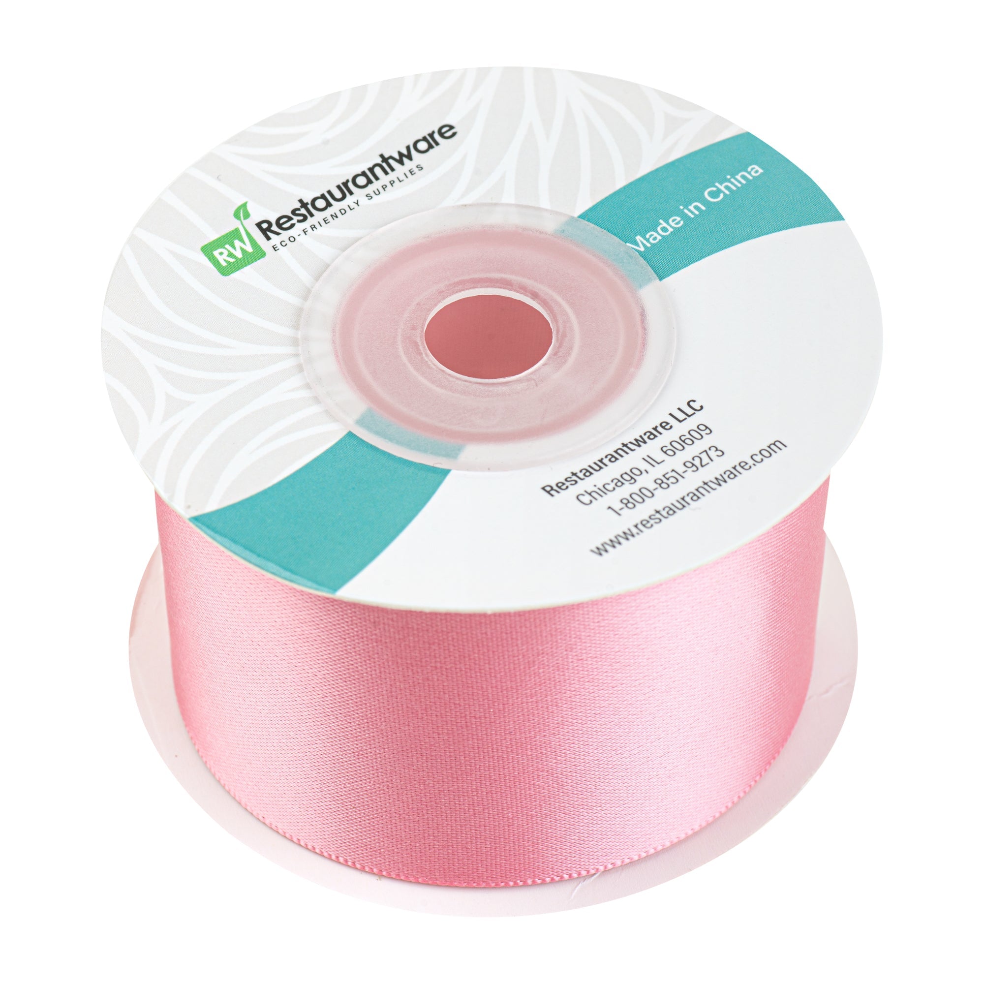 Gift Tek Pink Polyester Satin Ribbon - Single Face - 1 1/2" x 10 yds - 1 count box