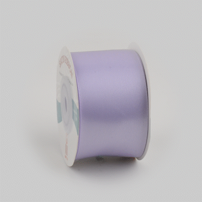 Gift Tek Orchid Purple Polyester Satin Ribbon - Single Face - 1 1/2" x 10 yds - 1 count box