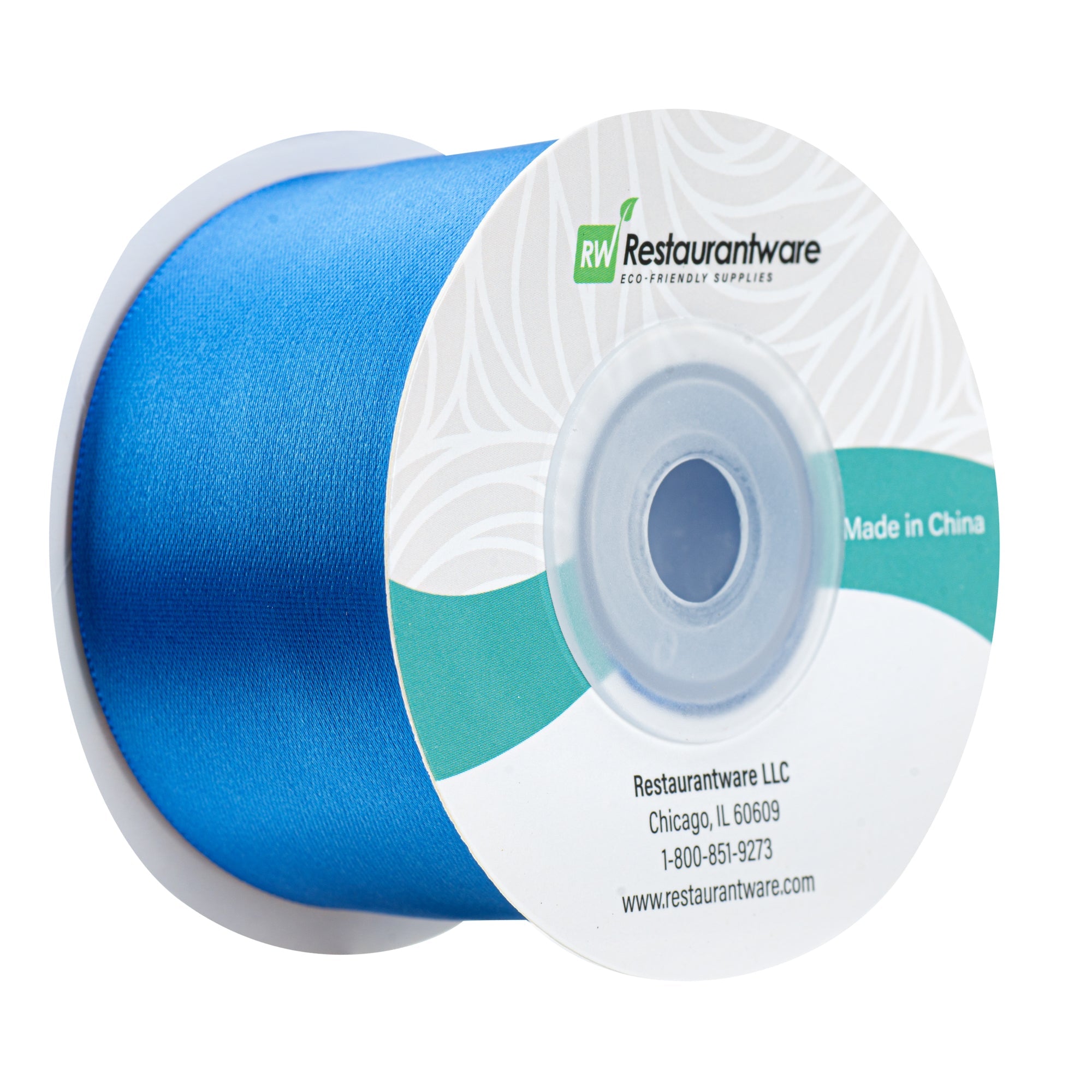 Gift Tek Royal Blue Polyester Satin Ribbon - Single Face - 1 1/2" x 10 yds - 10 count box