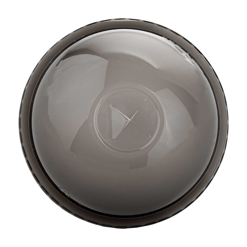 Sustain Round Black PLA Plastic Dome Lid - Fits 12, 16, and 24 oz, Compostable - 3 1/2" x 3 1/2" x 1 3/4" - 1000 count box