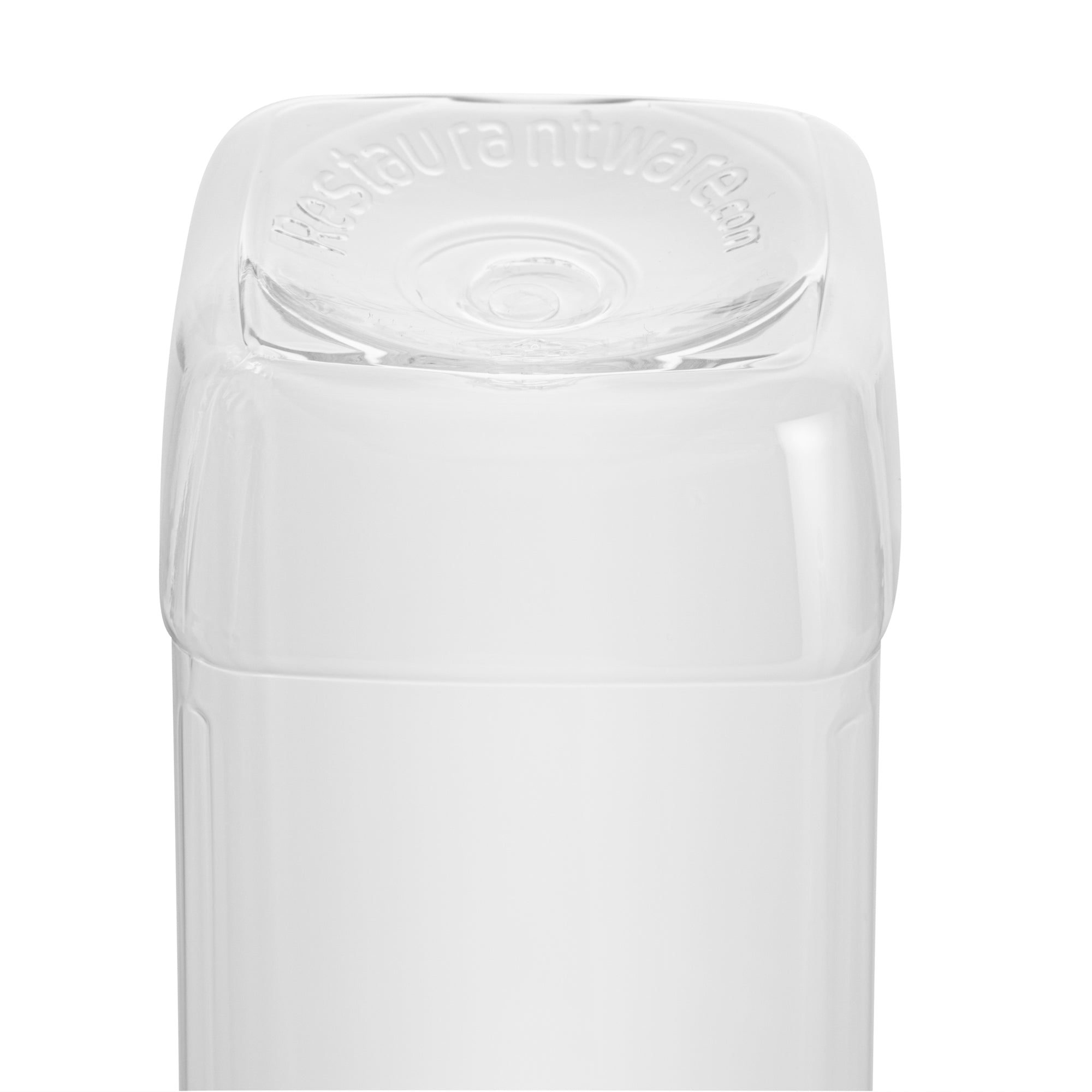 Bottle Tek 100 Square Clear 8 oz Plastic Juice Bottles with Safety Caps - Includes 100 Labels, 10 Funnels and 10 Cleaning Brushes