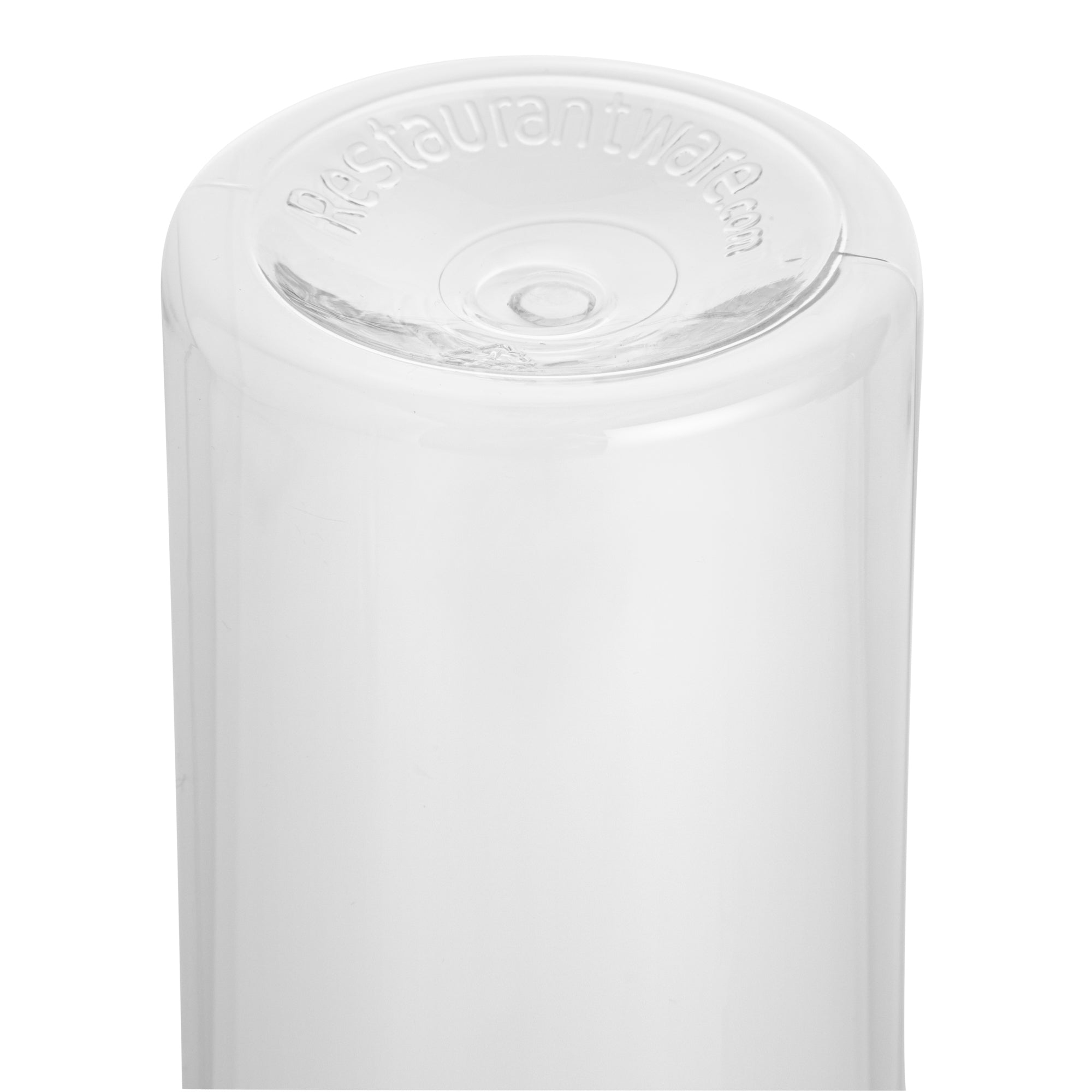 Bottle Tek 10 Round Clear 8 oz Plastic Juice Bottles with Safety Caps - Includes 10 Labels, 1 Funnel and 1 Cleaning Brush