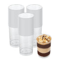 Mini Serve 5 oz Round Clear Plastic Dessert Cup - 2 1/4" x 2 1/4" x 3 1/4" - 100 count box
