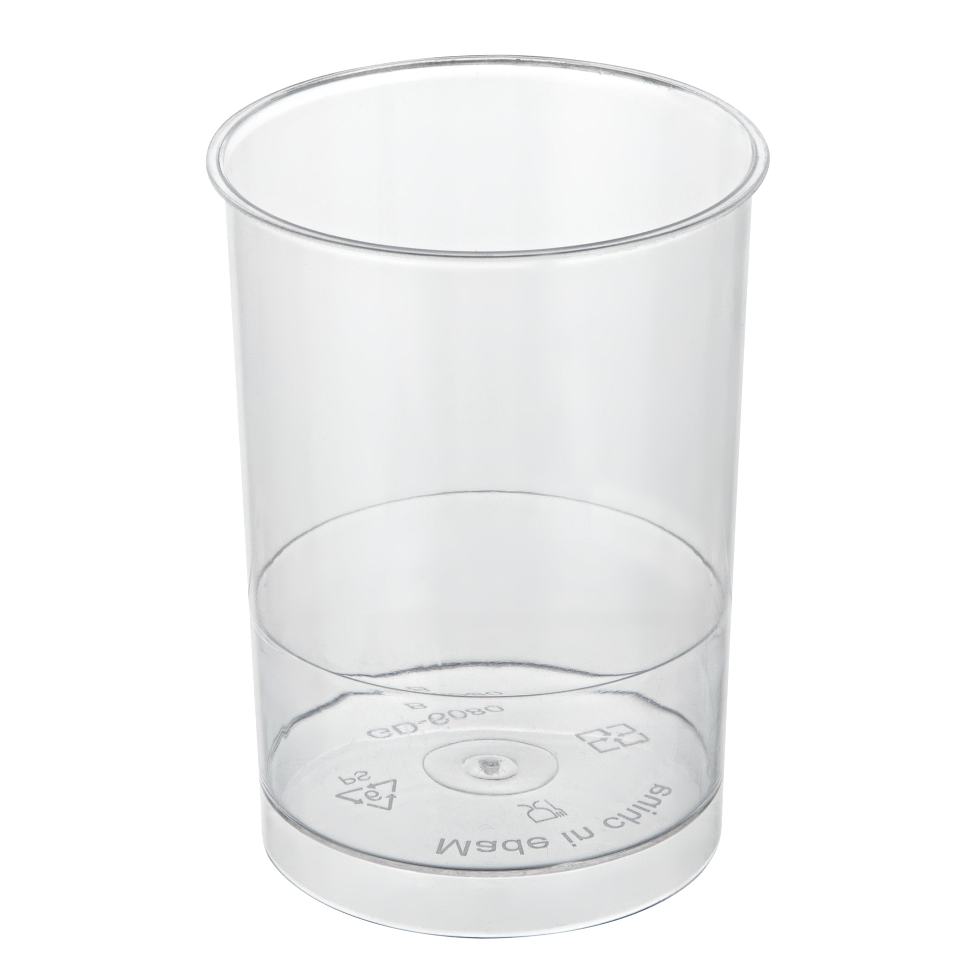 Mini Serve 5 oz Round Clear Plastic Dessert Cup - 2 1/4" x 2 1/4" x 3 1/4" - 100 count box