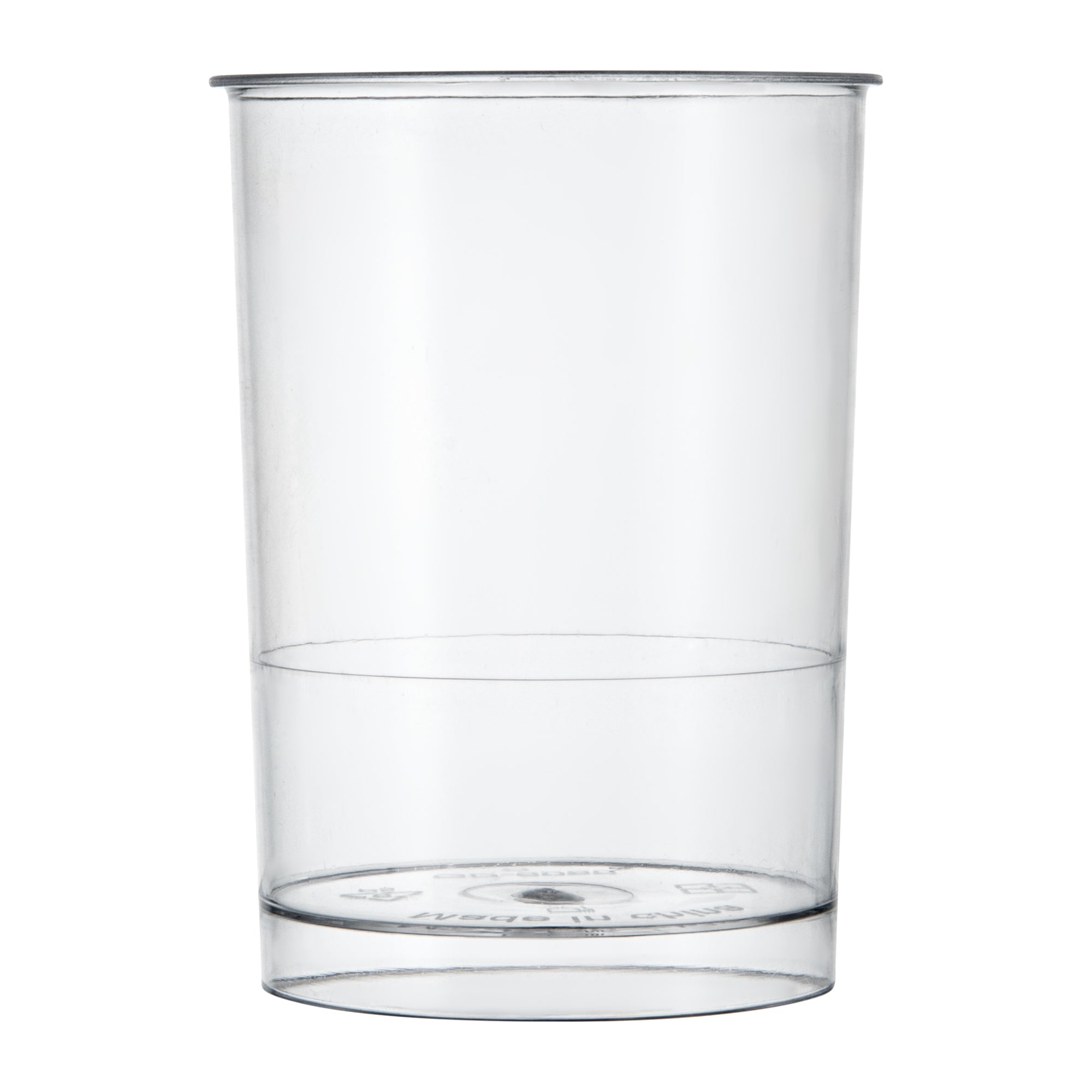 Mini Serve 5 oz Round Clear Plastic Dessert Cup - 2 1/4" x 2 1/4" x 3 1/4" - 100 count box