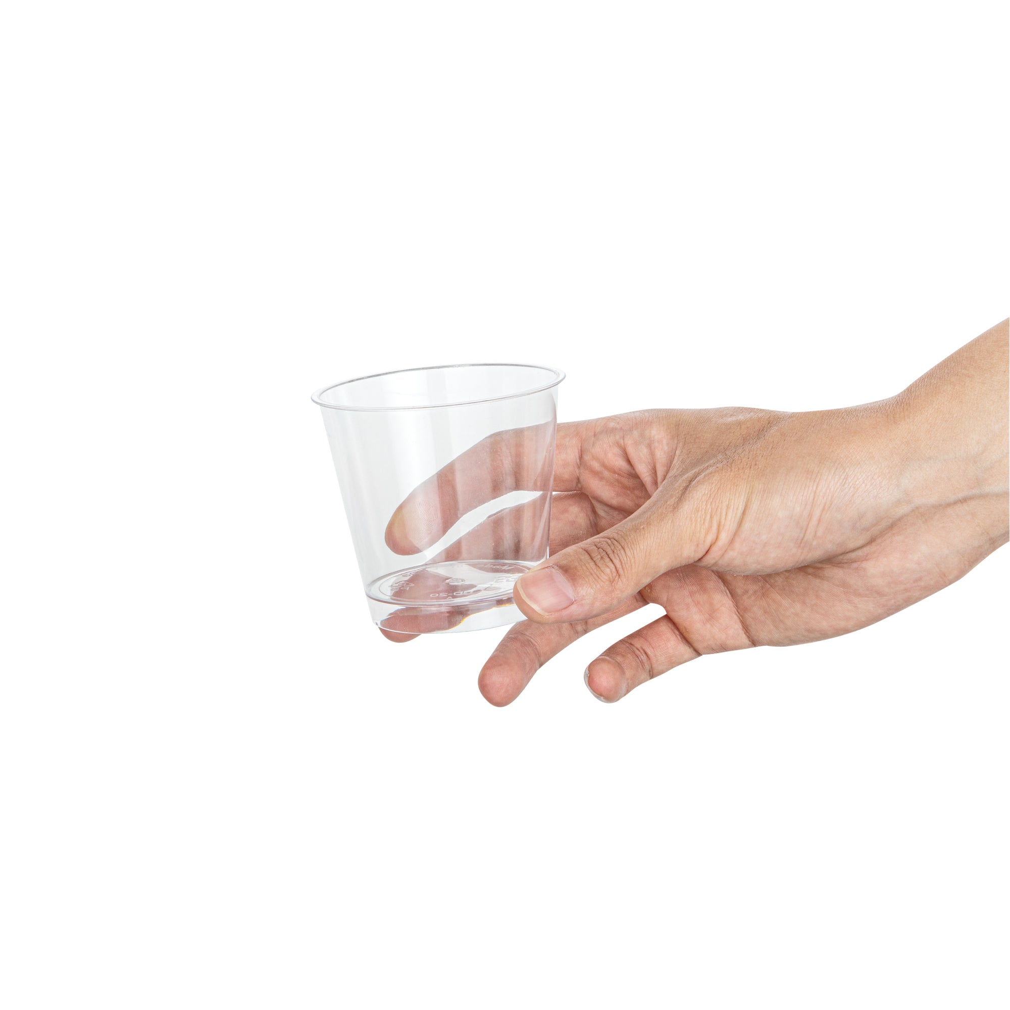 Mini Serve 6 oz Round Clear Plastic Dessert Cup - 3'' x 3'' x 2 3/4'' - 100 count box