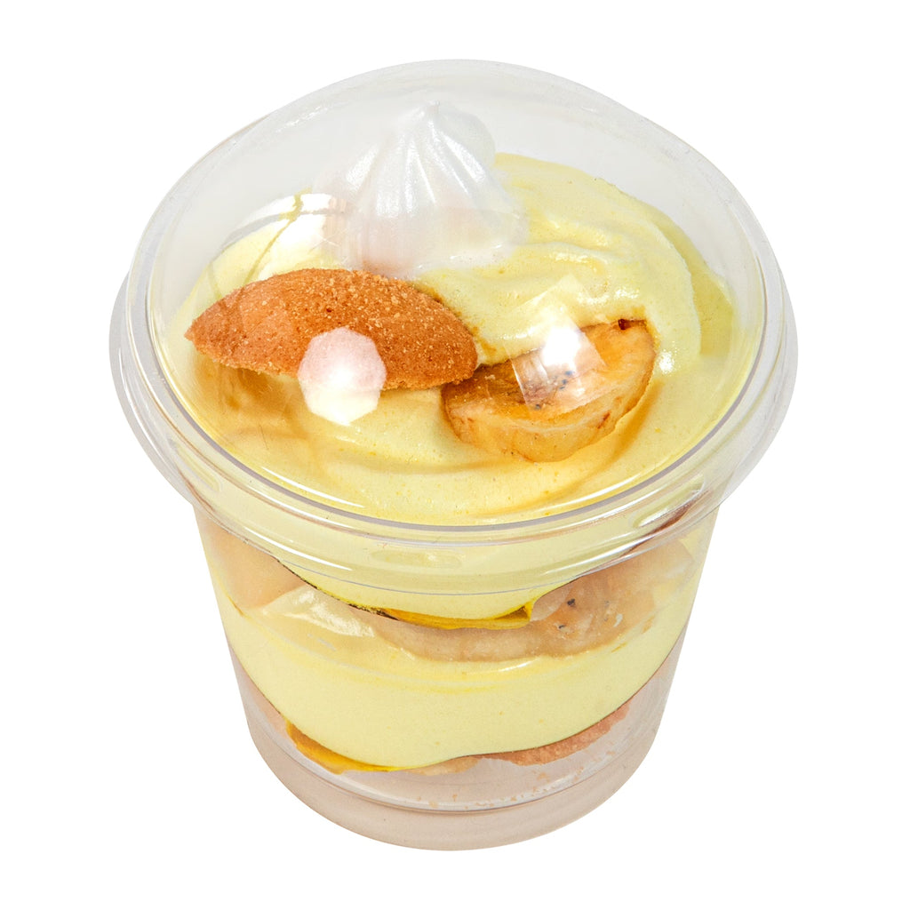 Mini Serve Round Clear Plastic Dome Lid - Fits 6 oz Dessert Cup - 25 count box