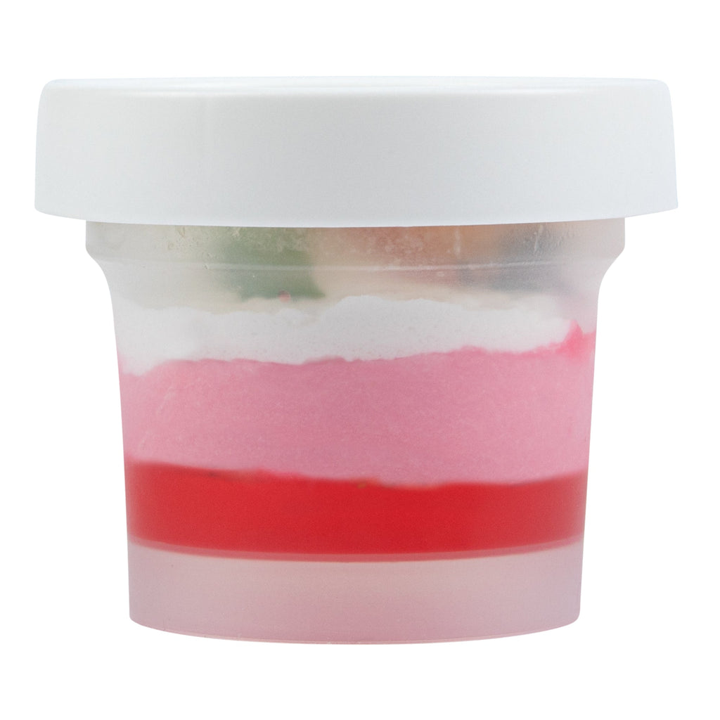 Mini Serve 5 oz Round Clear Plastic Dessert Cup - with Lid - 3'' x 3'' x 2 1/2'' - 100 count box