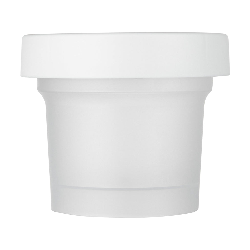 Mini Serve 5 oz Round Clear Plastic Dessert Cup - with Lid - 3'' x 3'' x 2 1/2'' - 100 count box