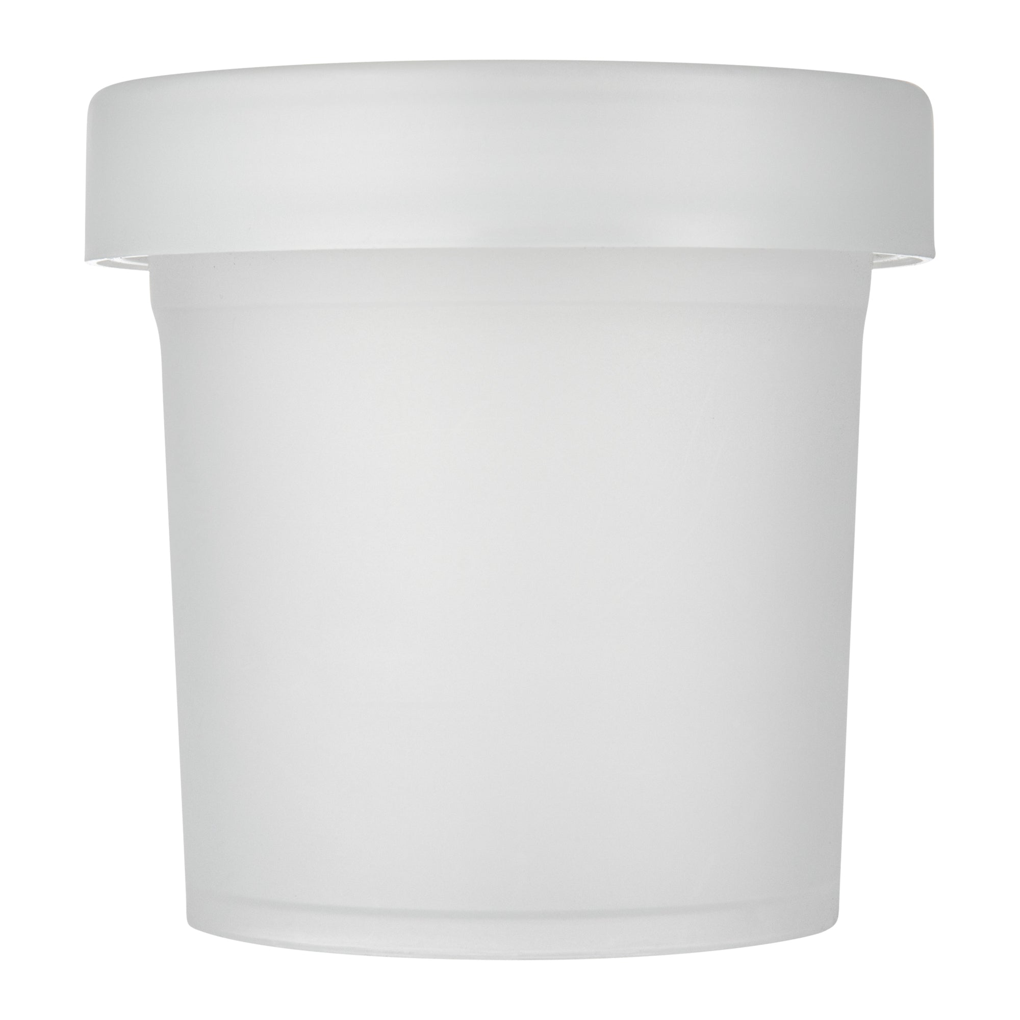 Mini Serve 10 oz Round Clear Plastic Dessert Cup - with Lid - 3 1/2'' x 3 1/2'' x 3 1/2'' - 25 count box