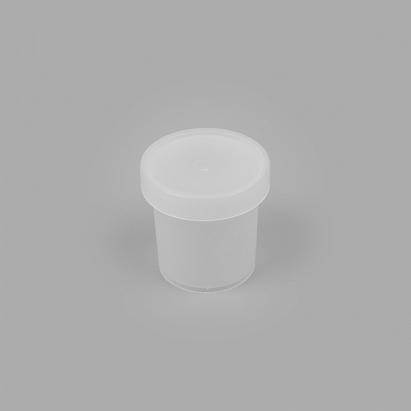 Mini Serve 10 oz Round Clear Plastic Dessert Cup - with Lid - 3 1/2'' x 3 1/2'' x 3 1/2'' - 100 count box