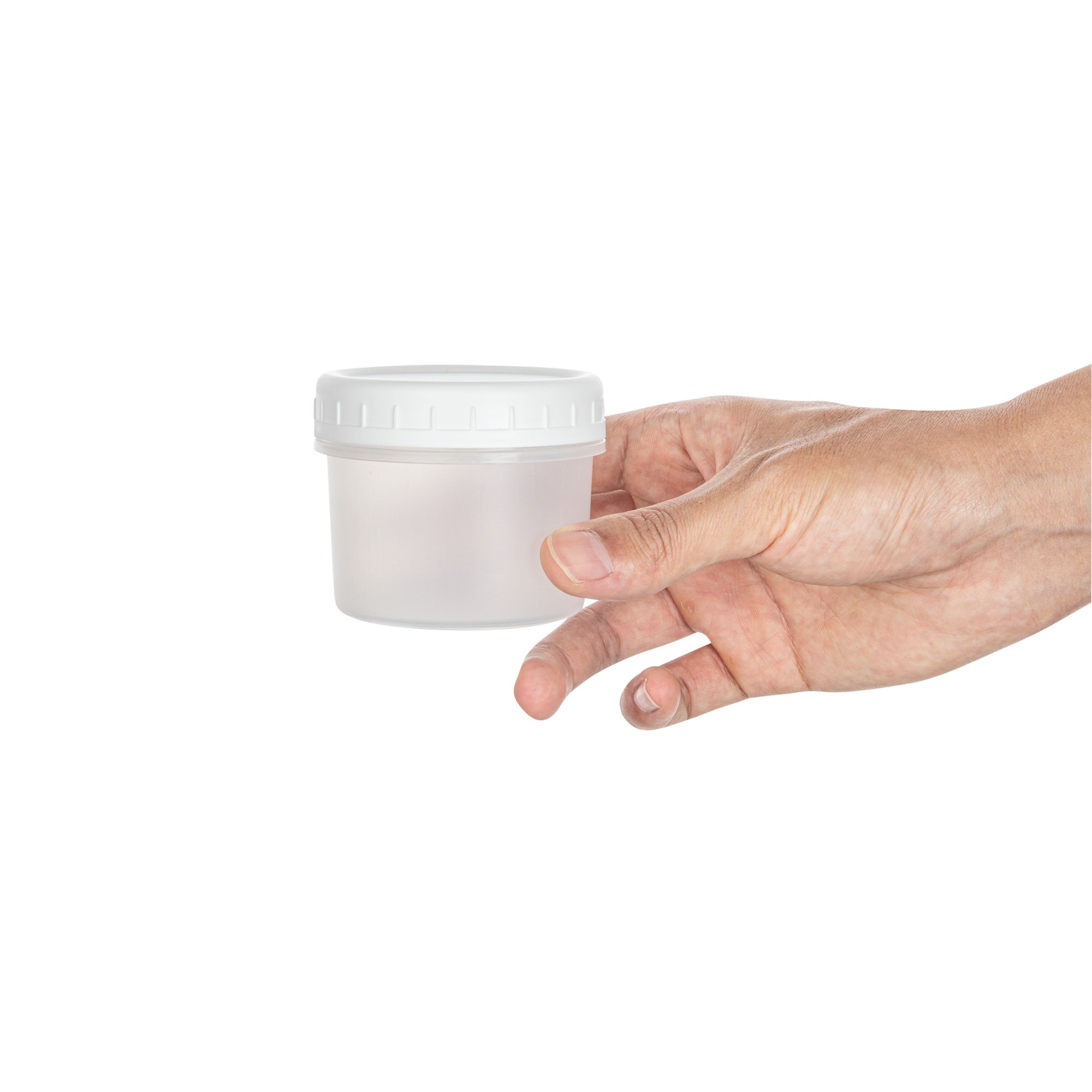 Mini Serve 7 oz Round Clear Plastic Dessert Cup - with Lid - 2 3/4'' x 2 3/4'' x 2 1/2'' - 100 count box