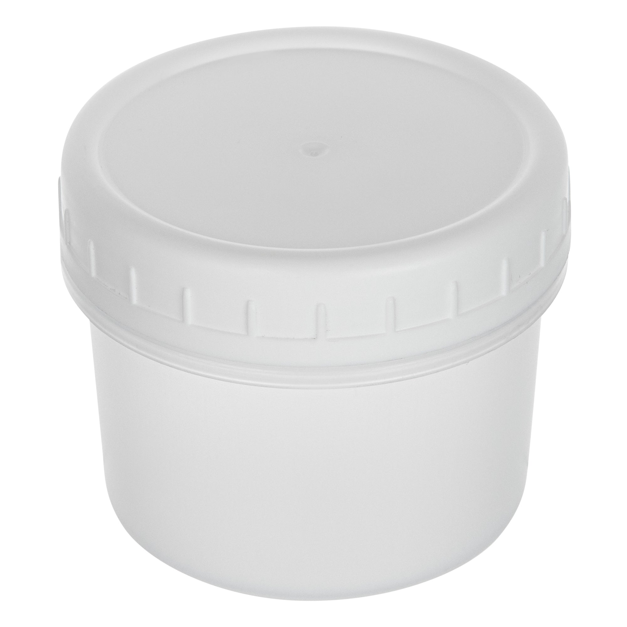 Mini Serve 7 oz Round Clear Plastic Dessert Cup - with Lid - 2 3/4'' x 2 3/4'' x 2 1/2'' - 100 count box
