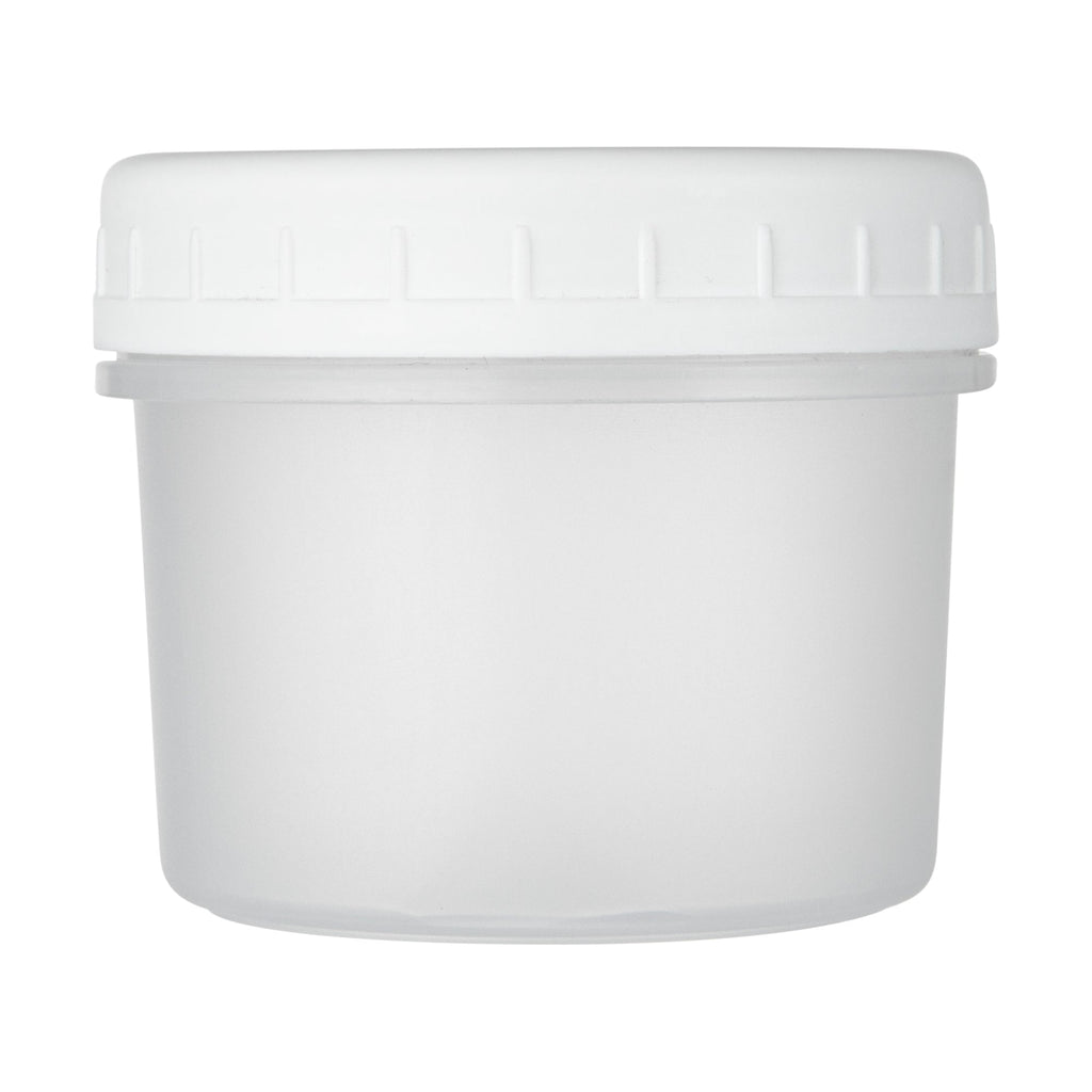 Mini Serve 7 oz Round Clear Plastic Dessert Cup - with Lid - 2 3/4'' x 2 3/4'' x 2 1/2'' - 100 count box
